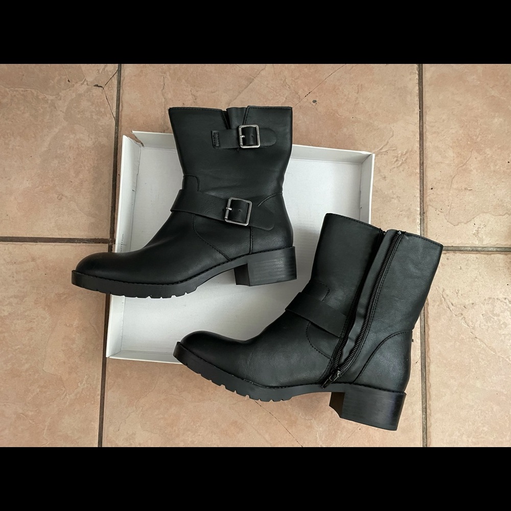NWB Style & Co Moto Style Boots